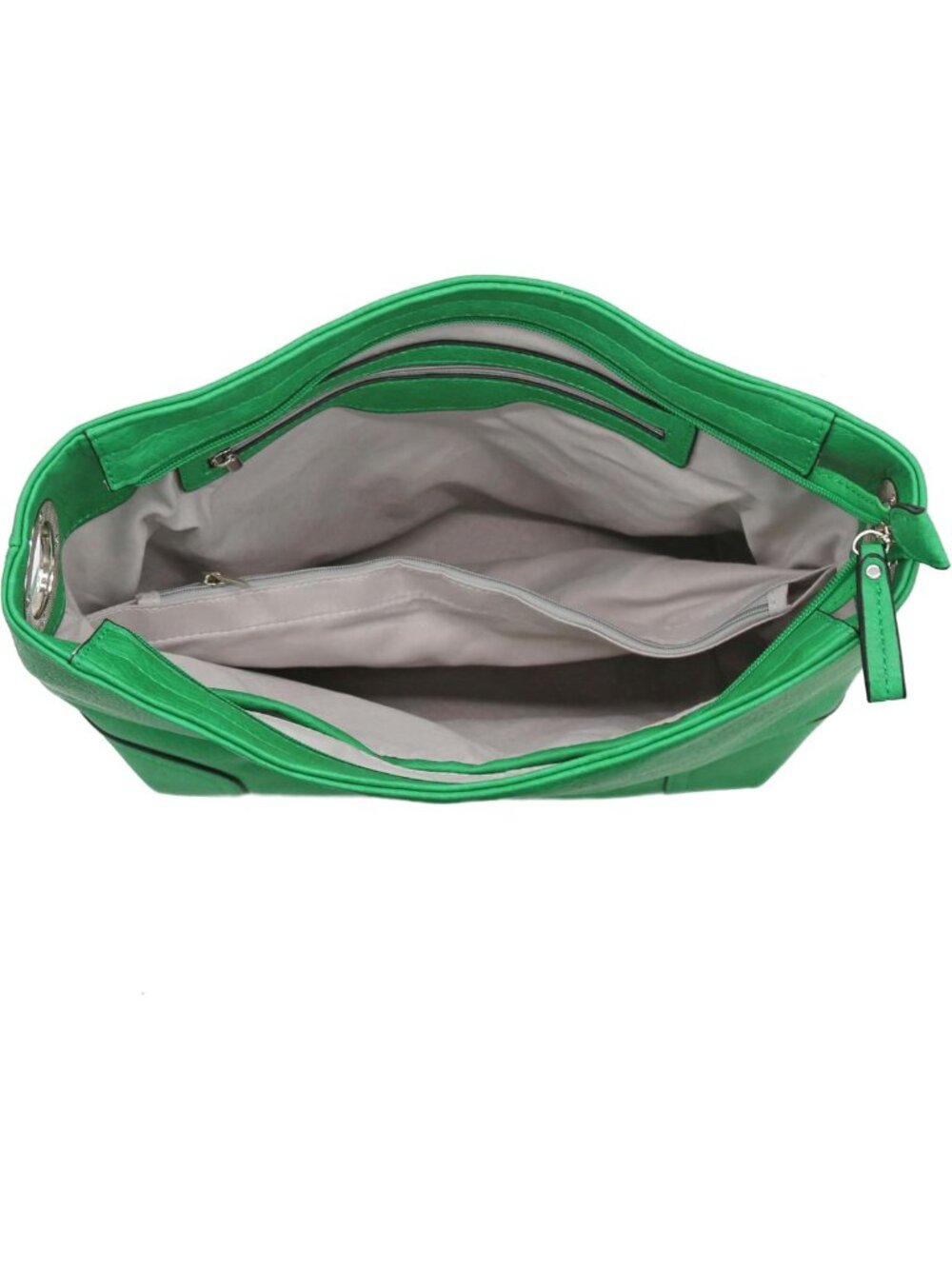 Stylish Hobo Shoulder Bag with Oversized Snap Hook, Chic Everyday Accessory - Picture 7 of 7